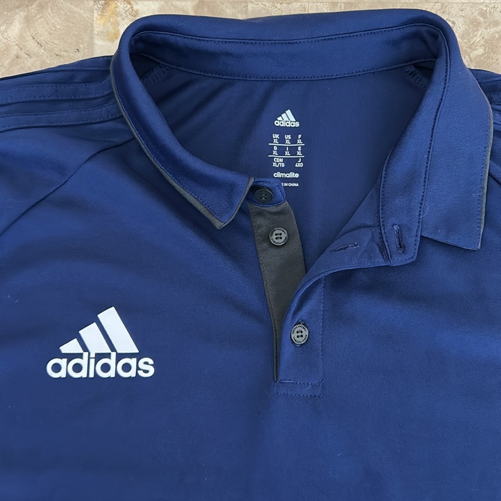 Adidas Football Climalite Men’s Polo Shirt SizeXL